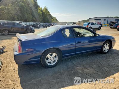Trzecie zdjęcie samochodu z tyłu: 2004 CHEVROLET MONTE CARLO LS VIN:2G1WW12E649355024 - miniatura