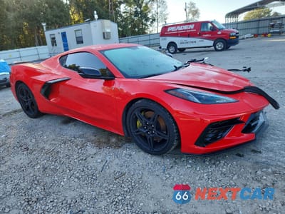 Czwarte zdjęcie samochodu z boku: 2020 CHEVROLET CORVETTE STINGRAY 2LT VIN:1G1Y72D40L5114247 - miniatura