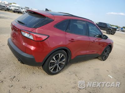 Trzecie zdjęcie samochodu z tyłu: 2021 FORD ESCAPE SE VIN:1FMCU0G64MUA10097 - miniatura