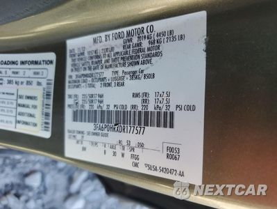 Zdjęcie 12 z 14 samochodu: 2013 FORD FUSION SE VIN:3FA6P0HRXDR177577 - miniatura