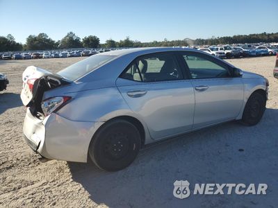 Trzecie zdjęcie samochodu z tyłu: 2016 TOYOTA COROLLA L VIN:2T1BURHE0GC588113 - miniatura