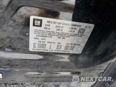Zdjęcie 12 z 13 samochodu: 2019 BUICK ENCORE PREFERRED VIN:KL4CJASB4KB711720 - miniatura