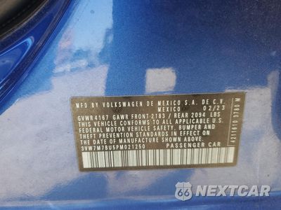 Zdjęcie 13 z 14 samochodu: 2023 VOLKSWAGEN JETTA SE VIN:3VW7M7BU5PM021250 - miniatura