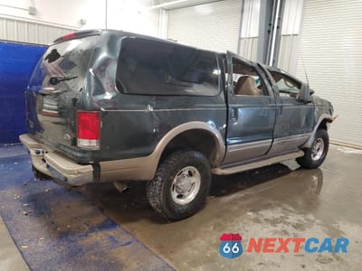 Trzecie zdjęcie samochodu z tyłu: 2001 FORD EXCURSION LIMITED VIN:1FMSU43FX1ED04585 - miniatura