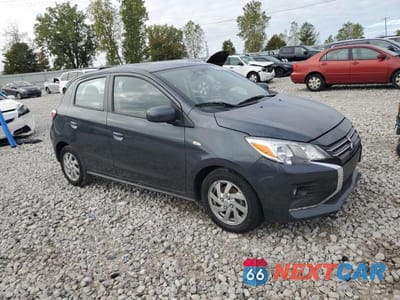 Czwarte zdjęcie samochodu z boku: 2024 MITSUBISHI MIRAGE ES VIN:ML32AUHJ4RH002328 - miniatura
