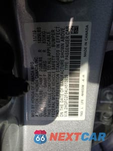 Zdjęcie 12 z 12 samochodu: 2020 HONDA CIVIC LX VIN:2HGFC2F64LH513939 - miniatura