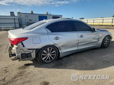 Trzecie zdjęcie samochodu z tyłu: 2014 INFINITI Q50 BASE VIN:JN1BV7AP7EM692369 - miniatura