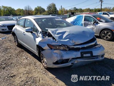 Czwarte zdjęcie samochodu z boku: 2012 HONDA CIVIC EXL VIN:2HGFB2F98CH544026 - miniatura