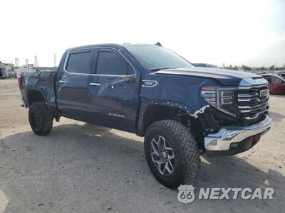 Czwarte zdjęcie samochodu z boku: 2023 GMC SIERRA K1500 SLT VIN:3GTUUDE8XPG187443 - miniatura