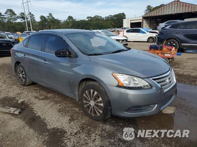 Czwarte zdjęcie samochodu z boku: 2014 NISSAN SENTRA S VIN:3N1AB7AP6EY313461 - miniatura