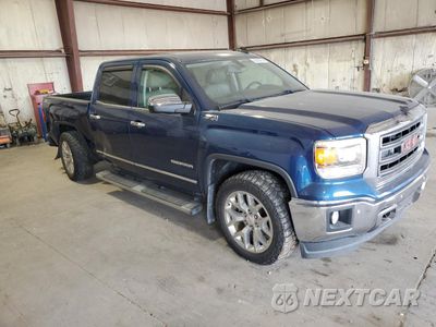 Czwarte zdjęcie samochodu z boku: 2015 GMC SIERRA K1500 SLT VIN:3GTU2VEC8FG451838 - miniatura