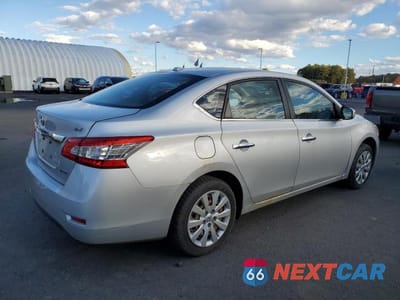 Trzecie zdjęcie samochodu z tyłu: 2014 NISSAN SENTRA S VIN:1N4AB7AP1EN850187 - miniatura