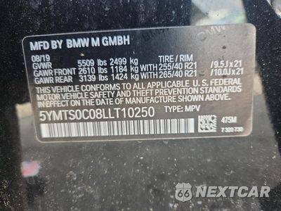 Zdjęcie 13 z 14 samochodu: 2020 BMW X3 M COMPETITION VIN:5YMTS0C08LLT10250 - miniatura