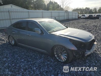 Czwarte zdjęcie samochodu z boku: 2015 HYUNDAI EQUUS SIGNATURE VIN:KMHGH4JH9FU093228 - miniatura