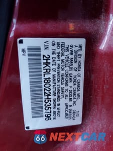 Zdjęcie 13 z 13 samochodu: 2002 HONDA ODYSSEY EXL VIN:2HKRL18022H535796 - miniatura