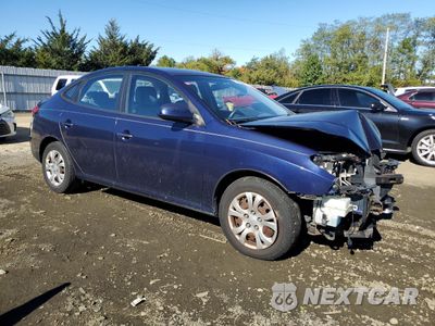 Czwarte zdjęcie samochodu z boku: 2010 HYUNDAI ELANTRA VIN:KMHDU4AD1AU150221 - miniatura