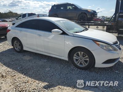 Czwarte zdjęcie samochodu z boku: 2014 HYUNDAI SONATA GLS VIN:5NPEB4AC0EH911309 - miniatura