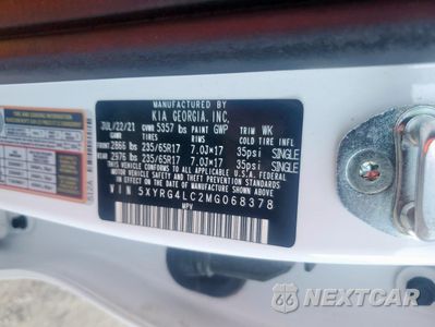 Zdjęcie 12 z 14 samochodu: 2021 KIA SORENTO LX VIN:5XYRG4LC2MG068378 - miniatura