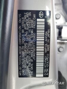 Zdjęcie 12 z 12 samochodu: 2015 TOYOTA PRIUS C VIN:JTDKDTB31F1102450 - miniatura