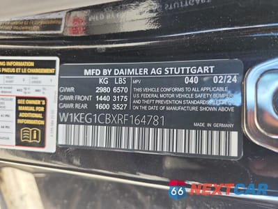 Zdjęcie 12 z 12 samochodu: 2024 MERCEDES-BENZ EQE SEDAN 350 4MATIC VIN:W1KEG1CBXRF164781 - miniatura