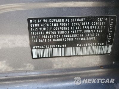 Zdjęcie 12 z 12 samochodu: 2011 VOLKSWAGEN GOLF VIN:WVWDA7AJ6BW046205 - miniatura