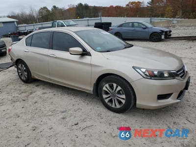 Czwarte zdjęcie samochodu z boku: 2014 HONDA ACCORD LX VIN:1HGCR2F31EA063627 - miniatura