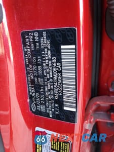 Zdjęcie 12 z 13 samochodu: 2021 HYUNDAI VENUE SE VIN:KMHRB8A39MU065688 - miniatura