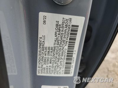 Zdjęcie 12 z 14 samochodu: 2022 HONDA ACCORD SPORT VIN:1HGCV1F33NA073713 - miniatura