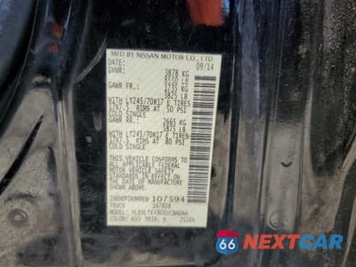 Zdjęcie 13 z 13 samochodu: 2014 NISSAN NV 1500 VIN:1N6BF0KM9EN107594 - miniatura