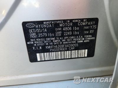 Zdjęcie 13 z 14 samochodu: 2015 HYUNDAI AZERA LIMITED VIN:KMHFH4JG9FA439055 - miniatura
