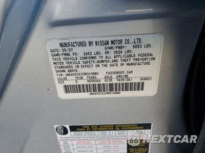 Zdjęcie 13 z 15 samochodu: 2007 INFINITI M35 BASE VIN:JNKAY01E37M310880 - miniatura
