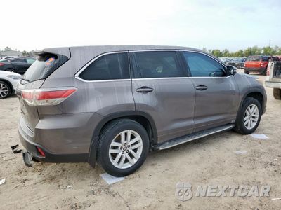 Trzecie zdjęcie samochodu z tyłu: 2016 TOYOTA HIGHLANDER LE VIN:5TDZKRFH9GS179908 - miniatura
