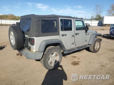 Trzecie zdjęcie samochodu z tyłu: 2007 JEEP WRANGLER X VIN:1J4GA39197L122660 - miniatura