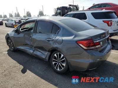 Drugie zdjęcie samochodu z przodu: 2013 HONDA CIVIC EXL VIN:19XFB2F90DE235534 - miniatura