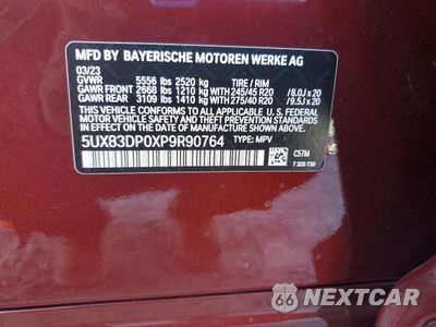 Zdjęcie 14 z 14 samochodu: 2023 BMW X3 M VIN:5UX83DP0XP9R90764 - miniatura