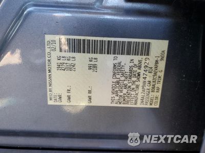 Zdjęcie 12 z 14 samochodu: 2010 NISSAN ALTIMA BASE VIN:1N4AL2AP9AN474929 - miniatura