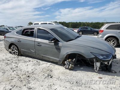 Czwarte zdjęcie samochodu z boku: 2021 HYUNDAI SONATA SEL VIN:KMHL64JA0MA151720 - miniatura