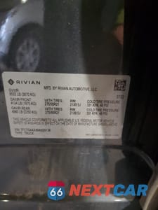 Zdjęcie 12 z 12 samochodu: 2022 RIVIAN R1T ADVENTURE VIN:7FCTGAAAXNN009136 - miniatura