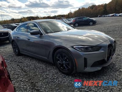 Czwarte zdjęcie samochodu z boku: 2023 BMW I4 EDRIVE 35 VIN:WBY43AW03PFR47514 - miniatura