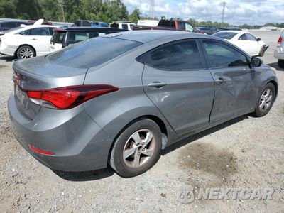 Trzecie zdjęcie samochodu z tyłu: 2014 HYUNDAI ELANTRA SE VIN:5NPDH4AE4EH525696 - miniatura