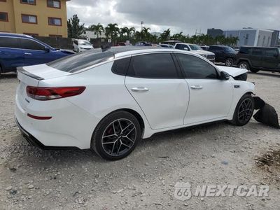 Trzecie zdjęcie samochodu z tyłu: 2019 KIA OPTIMA SX VIN:5XXGW4L22KG301310 - miniatura