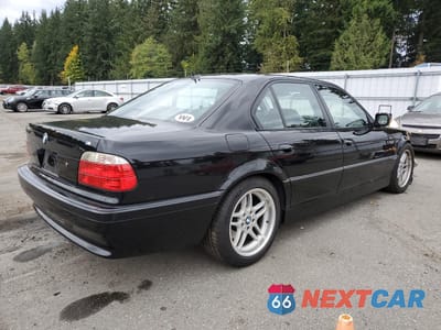 Trzecie zdjęcie samochodu z tyłu: 2001 BMW 740 I AUTOMATIC VIN:WBAGG83441DN88838 - miniatura