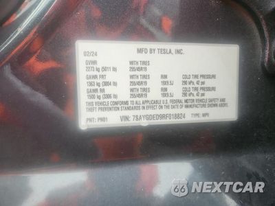 Zdjęcie 13 z 13 samochodu: 2024 TESLA MODEL Y VIN:7SAYGDED9RF018824 - miniatura