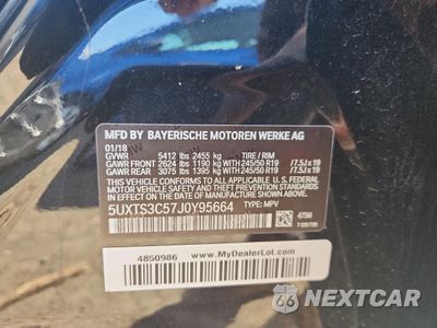 Zdjęcie 13 z 14 samochodu: 2018 BMW X3 XDRIVEM40I VIN:5UXTS3C57J0Y95664 - miniatura