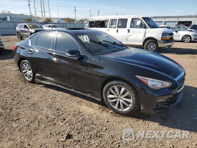 Czwarte zdjęcie samochodu z boku: 2017 INFINITI Q50 PREMIUM VIN:JN1EV7AP2HM732326 - miniatura