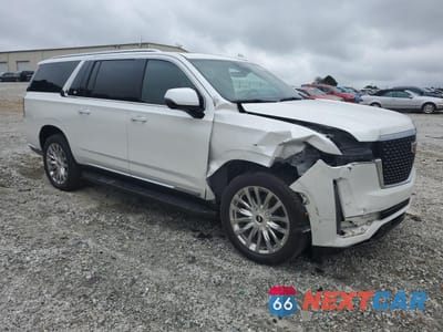 Czwarte zdjęcie samochodu z boku: 2022 CADILLAC ESCALADE ESV PREMIUM LUXURY VIN:1GYS4KKL9NR212134 - miniatura