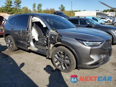 Czwarte zdjęcie samochodu z boku: 2024 ACURA MDX A-SPEC VIN:5J8YE1H04RL015015 - miniatura