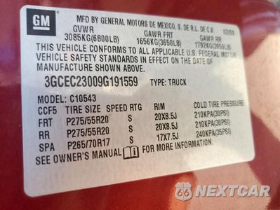 Zdjęcie 13 z 13 samochodu: 2009 CHEVROLET SILVERADO C1500 LT VIN:3GCEC23009G191559 - miniatura
