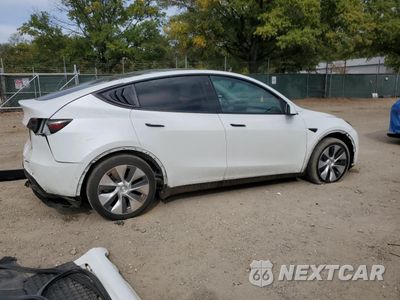 Trzecie zdjęcie samochodu z tyłu: 2021 TESLA MODEL Y VIN:5YJYGDEE8MF298797 - miniatura