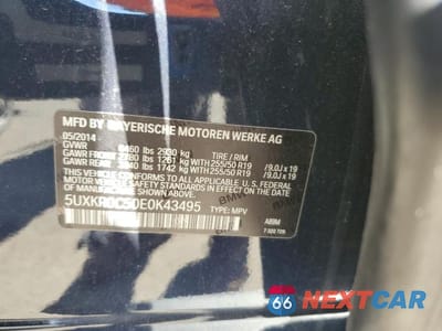 Zdjęcie 13 z 13 samochodu: 2014 BMW X5 XDRIVE35I VIN:5UXKR0C50E0K43495 - miniatura